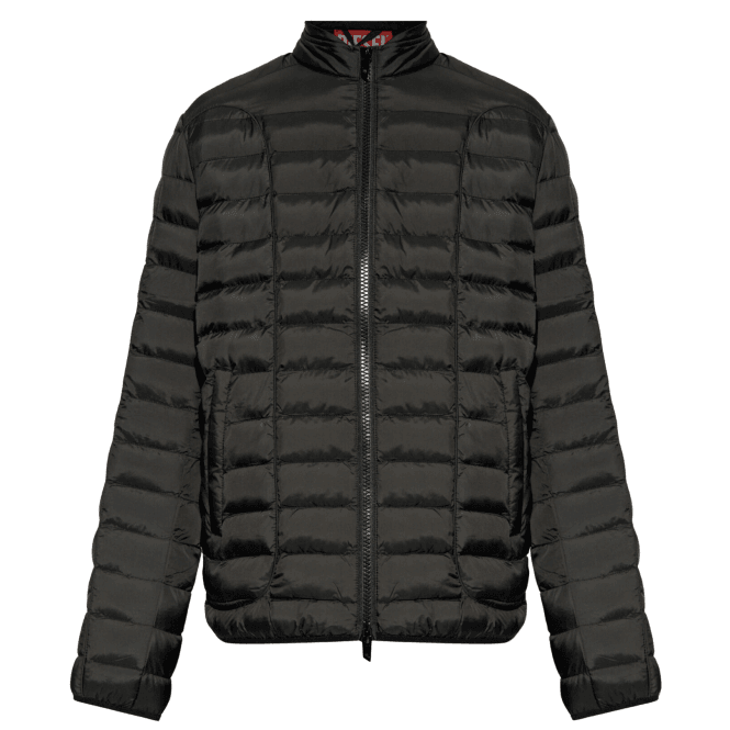 Diesel W-Pilot Black Down Puffer Jacket