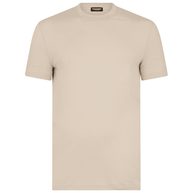 DSQUARED2 Heritage Patch Logo Beige T-Shirt