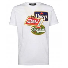 Printed Logo White T-Shirt