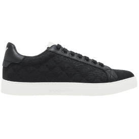 Allover Eagle Logo Nylon Black/White Sneaker Trainer