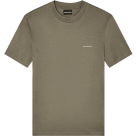 ASV Print Logo Khaki T-Shirt
