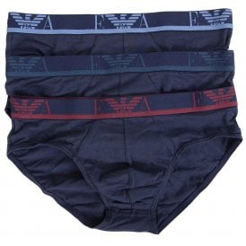 Cotton Navy Boxer Brief