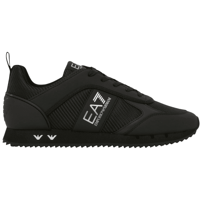 Emporio Armani EA7 Carbon Triple Black Trainer