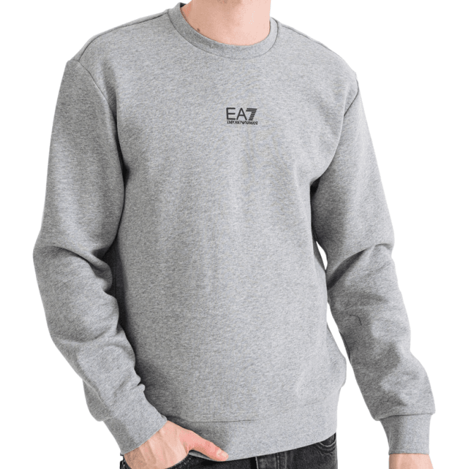 Emporio Armani EA7 Core Logo Grey Sweatshirt
