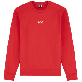 Core Logo Lightweight Red Sweatshirt