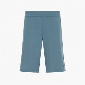 Cotton Basic Logo China Blue Shorts