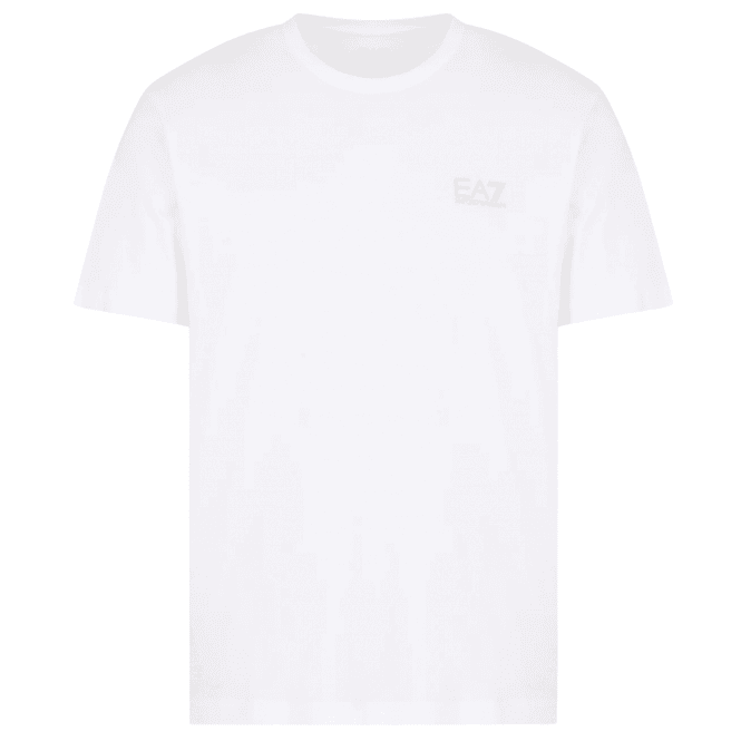 Emporio Armani EA7 Cotton Basic Logo White T-Shirt