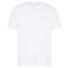 Cotton Basic Logo White T-Shirt