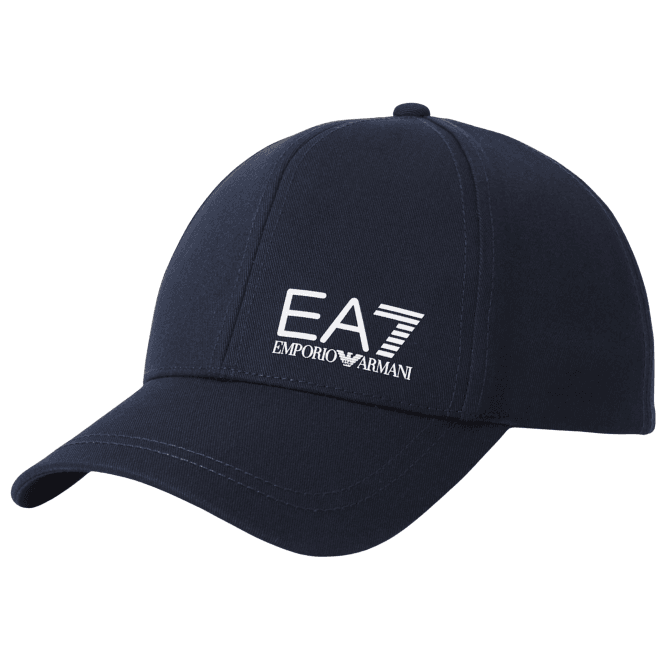 Emporio Armani EA7 Cotton Navy Baseball Cap