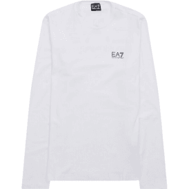 Cotton Printed Rear Logo White T-Shirt