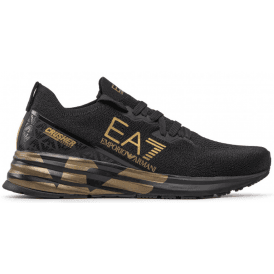 Crusher Black/Gold Sneaker Trainer