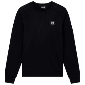 Embroidered Rear Logo Black/White Sweatshirt
