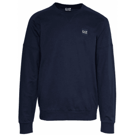 Embroidered Rear Logo Navy Sweatshirt