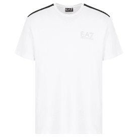 Gold Series Taped Shoulder White T-Shirt