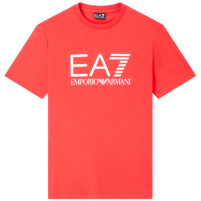 Emporio Armani EA7 Identity Logo Red T-Shirt