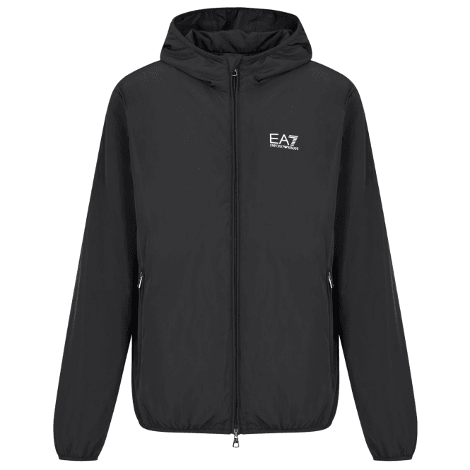 Emporio Armani EA7 Lightweight Core ID Logo Black Windbreaker