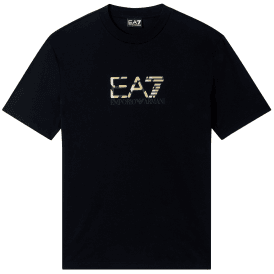 Premium Cotton Graphic Black/Gold T-Shirt
