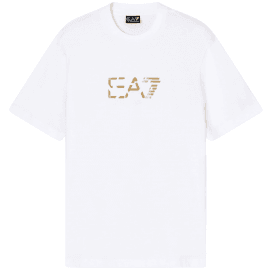 Premium Cotton Graphic White/Gold T-Shirt