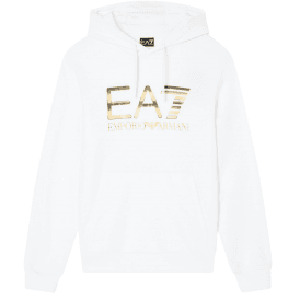 Regular Fit White/Gold Hoodie