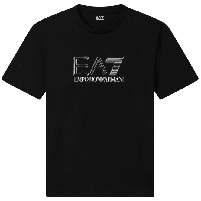Emporio Armani EA7 Shadow Logo White T-Shirt