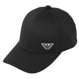 Embroidered Eagle Black Cap