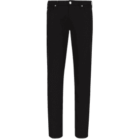 J06 Slim Fit Black Gabardine Jeans