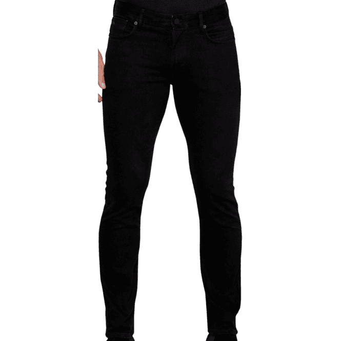 Emporio Armani J06 Slim Fit Washed Black Jeans