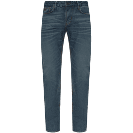 J06 Slim Fit Washed Dark Blue Denim Jeans