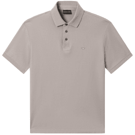 Pique Cotton Regular Fit Brown Polo Shirt