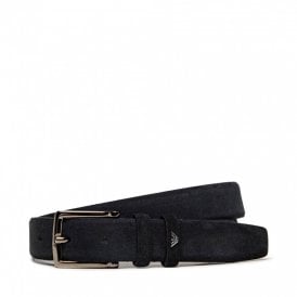 Suede Black Belt