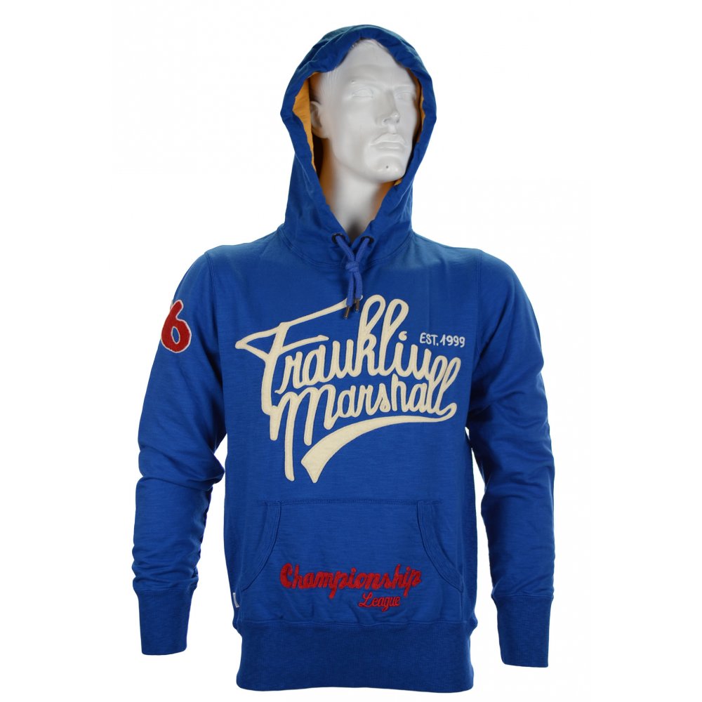 Chemise Franklin Marshall Bleue Avec Impression - Taille S, Occasion Très Bon état