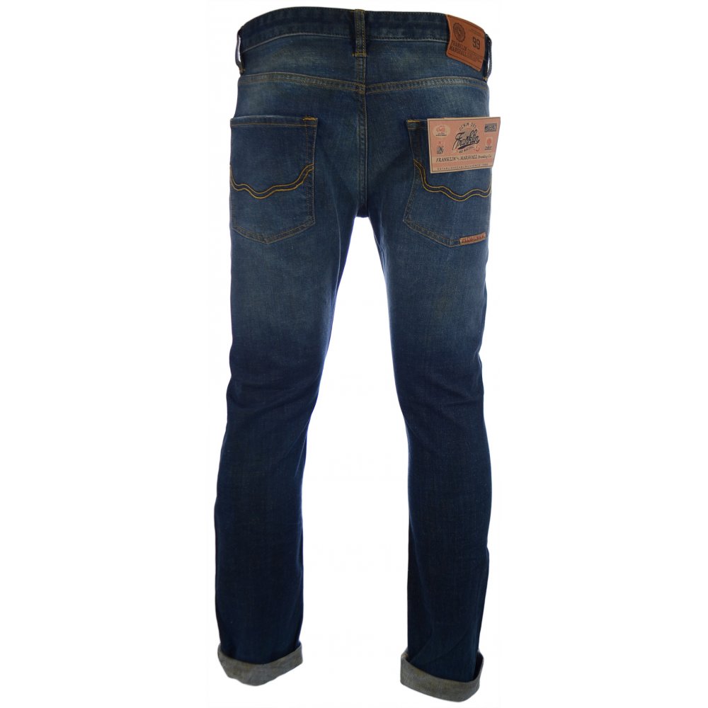 Franklin & Marshall Slim Fit Chicago Super Vintage Wash Jeans 