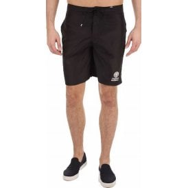 UA950 Beachwear Unisex Black Swim Shorts