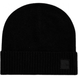 Akaio_R Black Beanie Hat