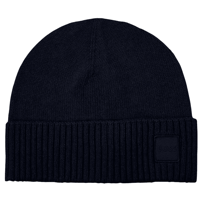 Boss Akaio_R Navy Beanie Hat
