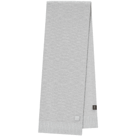 Akaio_R Patch Logo Grey Scarf