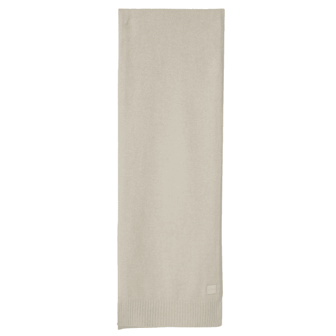 Boss Akalo_R Patch Logo Beige Scarf