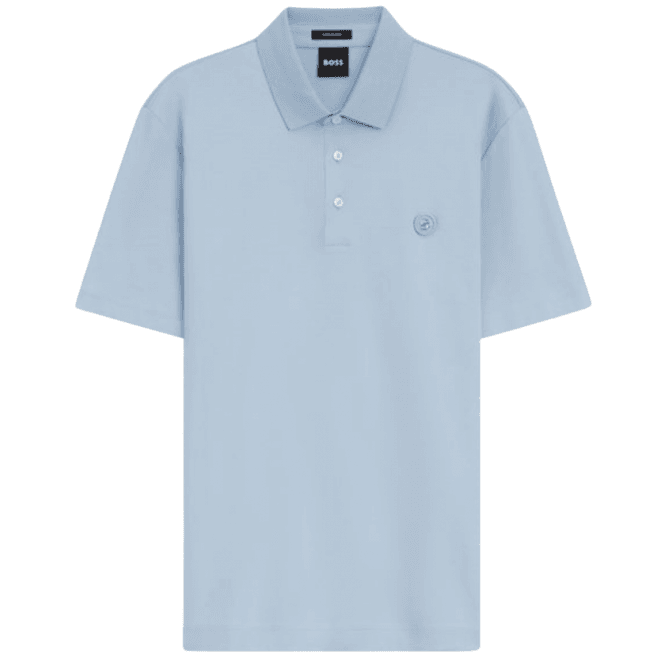 Boss C-Parris 01 Sky Blue Mercerised Polo Shirt