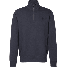 C-Stimmann Quarter Zip Funnel Neck Navy Sweatshirt