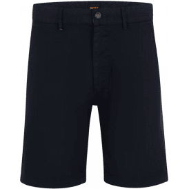 Cotton Slim Fit Navy Chino Shorts