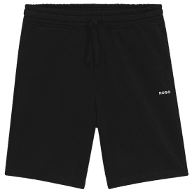 Dayono Cotton Regular Fit Black Shorts
