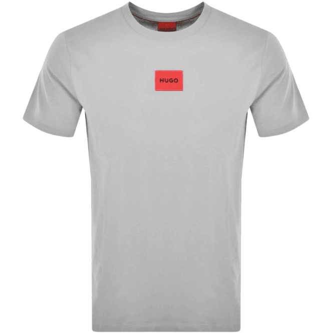 Boss Diragolino212 Patch Logo Grey T-Shirt
