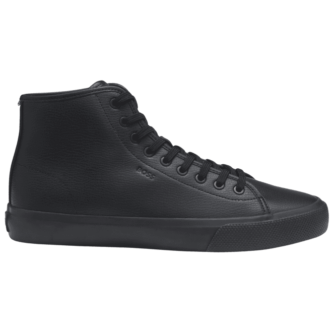 Boss Footwear Aiden Triple Black High Top Trainer