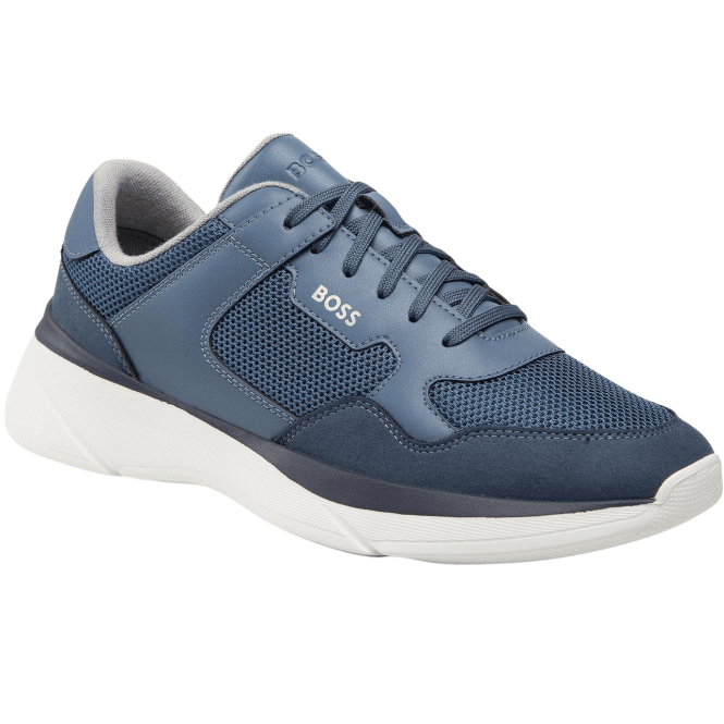 Boss Footwear Dean Runn Mesh Blue Trainers