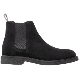 Suede Leather Black Boots