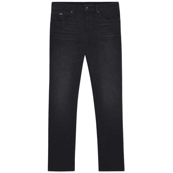 Boss H-Delaware Slim Fit Cashmere Touch Charcoal Grey Jeans