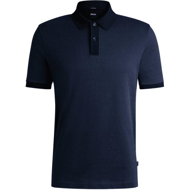 Boss H-Parlay Regular Fit Navy Polo Shirt