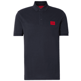 HUGO Deroso222 Slim Fit Navy Polo Shirt