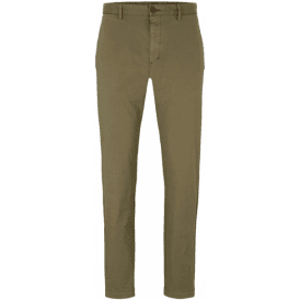 HUGO Embroidered Logo Khaki Chino Pants