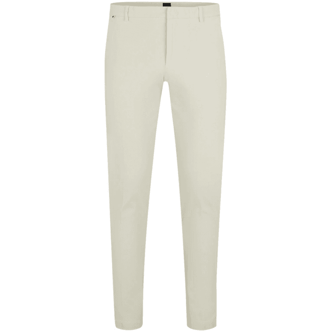 Boss Kaito1 Slim Fit Beige Chino Trousers